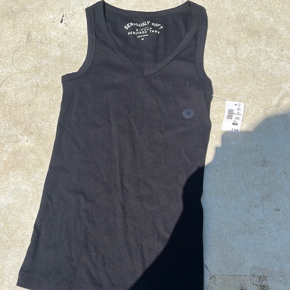 black tank top